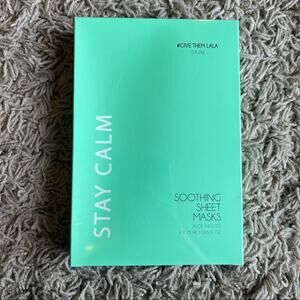 NEW! Give Them Lala Skin Stay Calm Soothing Sheet Masks